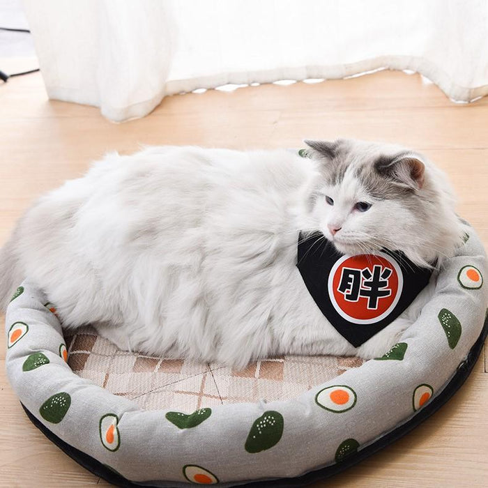 ROUND BREATHABLE COOLING PET MAT