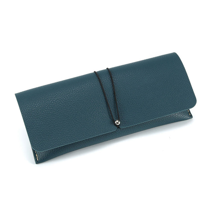 DF Tie Rope  Leather Glasses Case