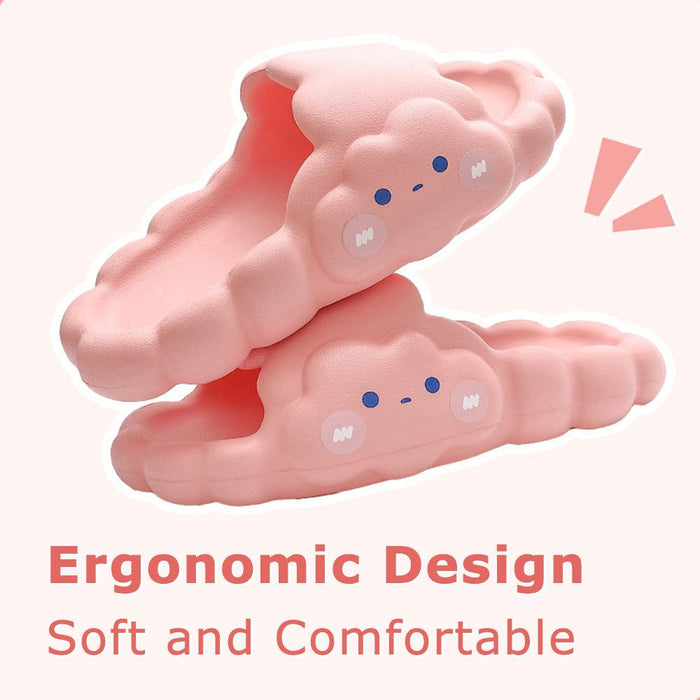 Cloud Slippers for Women and Men, Quick Drying Shower Slides Bathroom Sandals,Cushioned Thick Sole