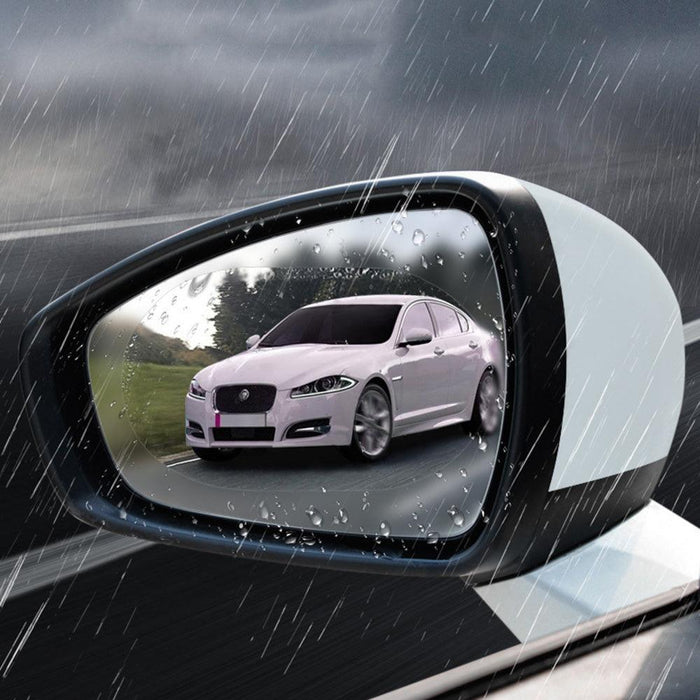 6 Pieces Of Car Rainproof Film Car Rearview Mirror Film Anti-fog Rain Glare Reflector Glass Waterproof Film(CAR62)