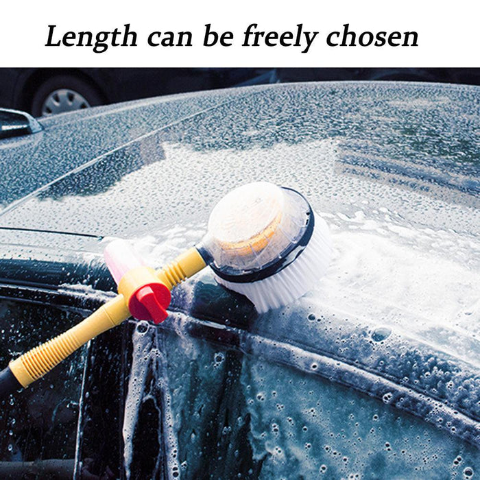 Auto Rotating Car Wash Brush, 360° Rotating Car Mop, Microfiber Car Cleaning Brush, Garden Hose High Pressure Water Gun(CAR55)