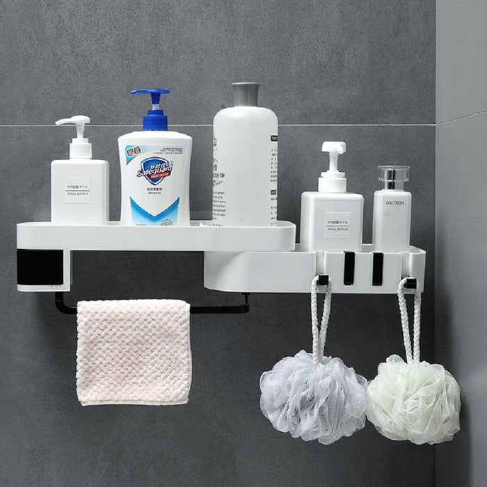 Bathroom Corner Shelf Self Adhesive Rotatable Shower Caddy