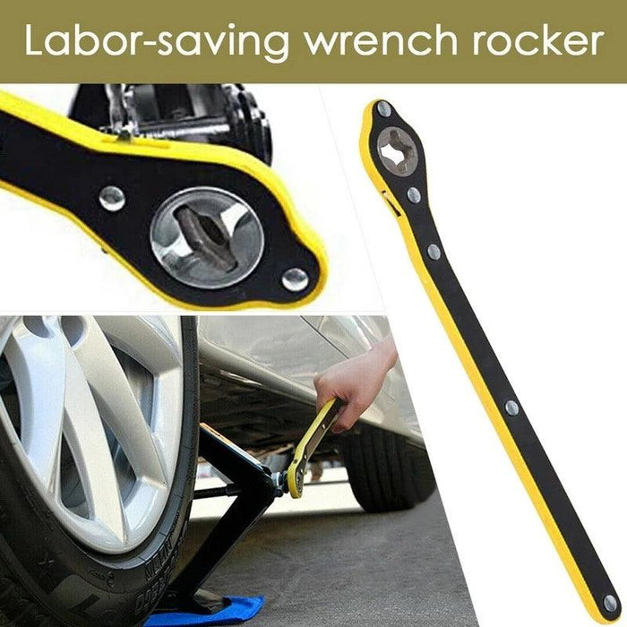 Auto Labor Saving Jack Ratchet Wrench Scissor Jack Wrench