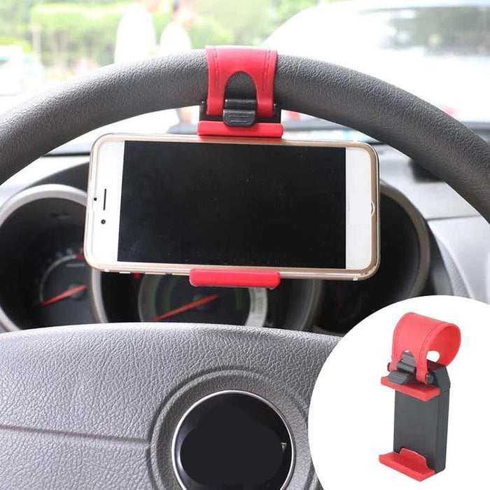 Universal Phone Holder for Car Steering Wheels