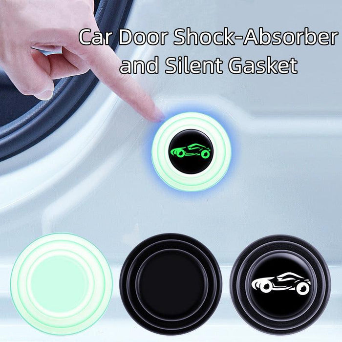 12 PCS Car Door Shock-Absorbing and Silent Gasket
