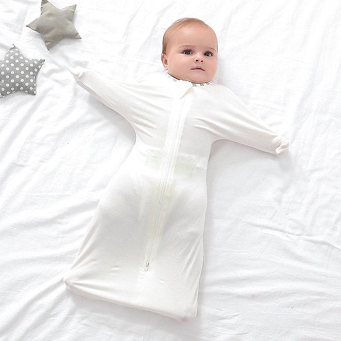 ZIGJOY Baby Wearable Blanket with 2-Way Zipper, 95% Bamboo Fiber Soft and Skin-Friendly Sleep Bag