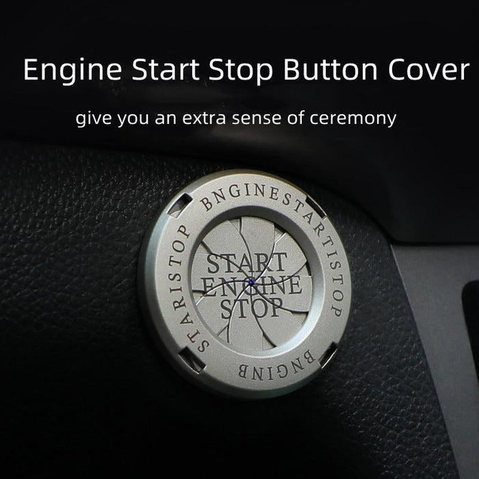 Push Start Button Cover Engine Start Stop Button Cover Rotary