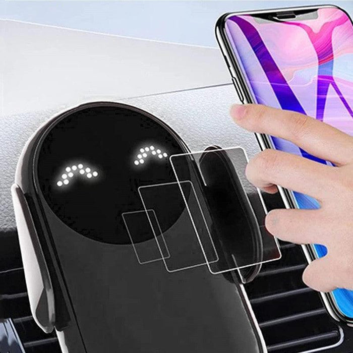 Wireless Car Charger Phone Holder with Qi 10W Wireless Fast Charging Smart Sensor