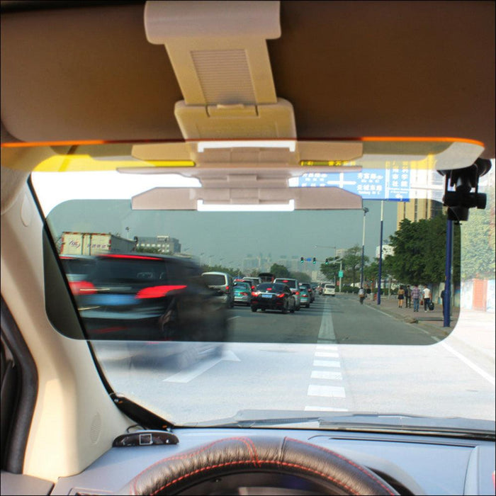 Car Sun Visor - 2 in 1 Anti-glare Day And Night Car Sun Visor, Night Vision Anti-glare Driving Sun Visor, Car Windshield Goggle Shield(CAR38)