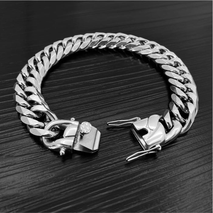 MLYJ  Double Buckle Chain Men's Bracelet