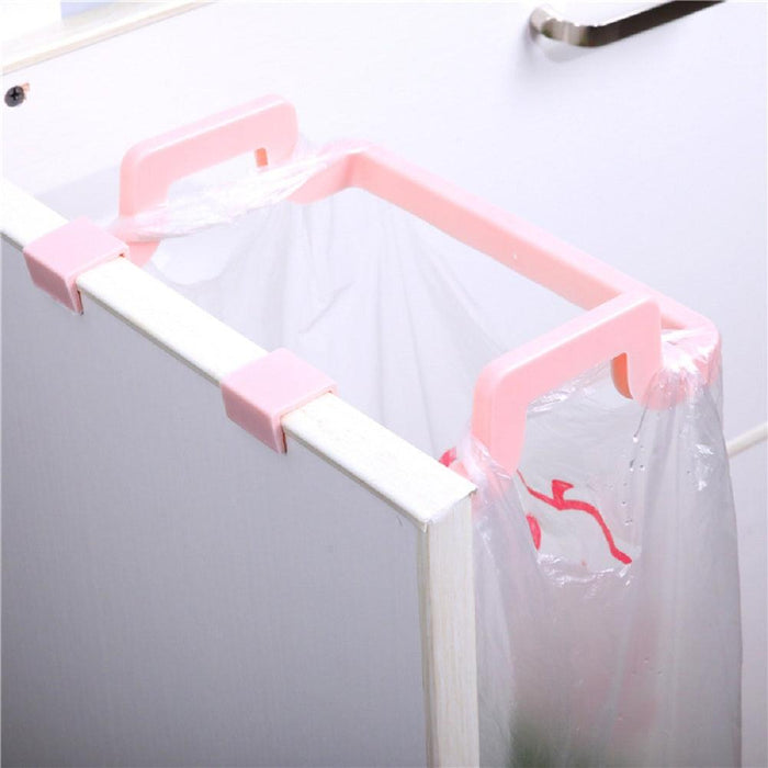 Trash Bag Holder 2 Pack Plastic Garbage Bag Holder for Home Kitchen Cabinet Door