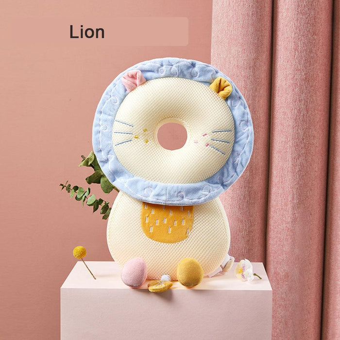 Children's Anti-fall Pillow 3D Breathable Fabric Crystal Velvet Shape Various Baby Back Wear Breathable All Seasons Available Learning to Walk Head Protection Pad