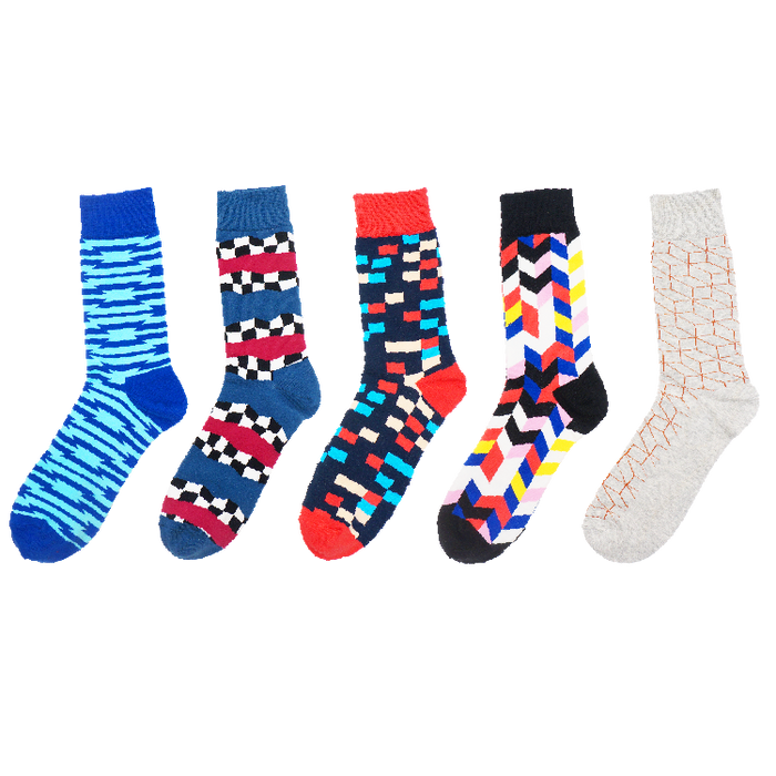 Personality Geometry Socks