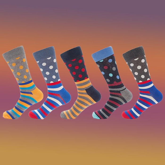 Creative Striped Dot Socks