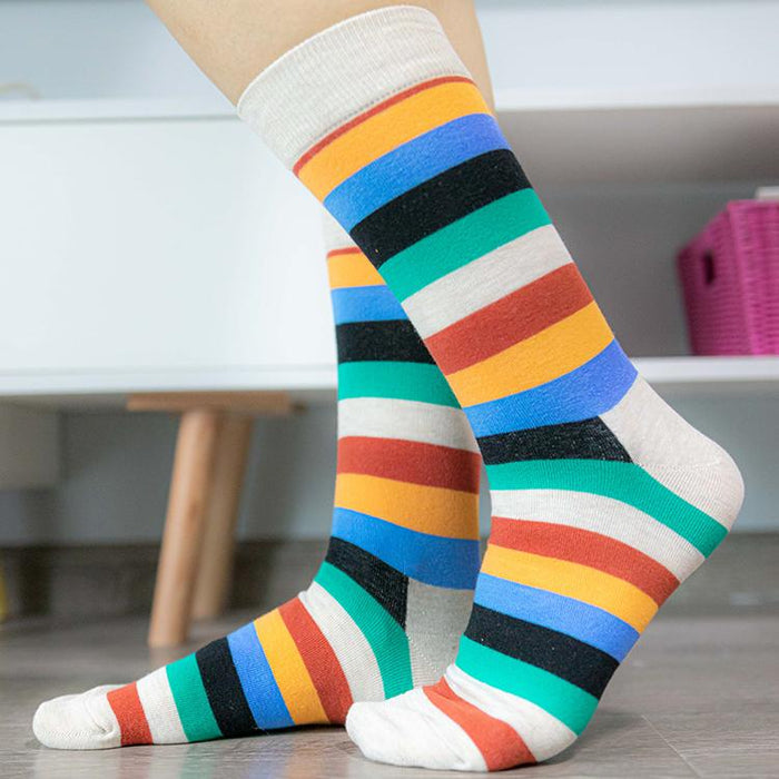 Color Fashion Striped Socks