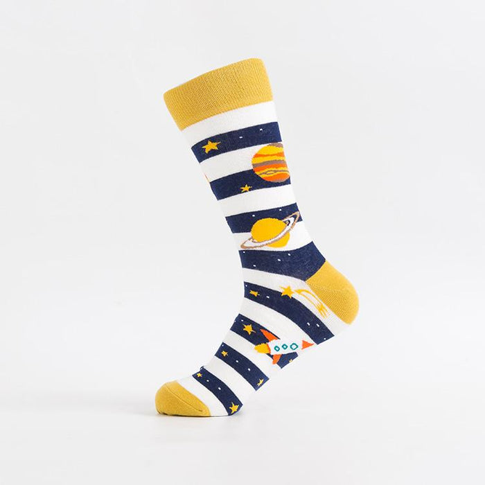 Universal pattern individual character fashion men's socks