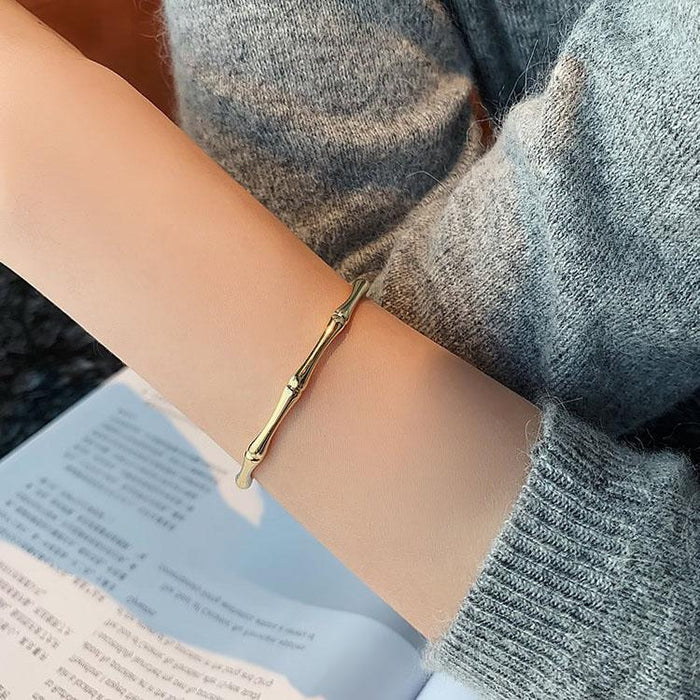 Bamboo Open-size Bracelet