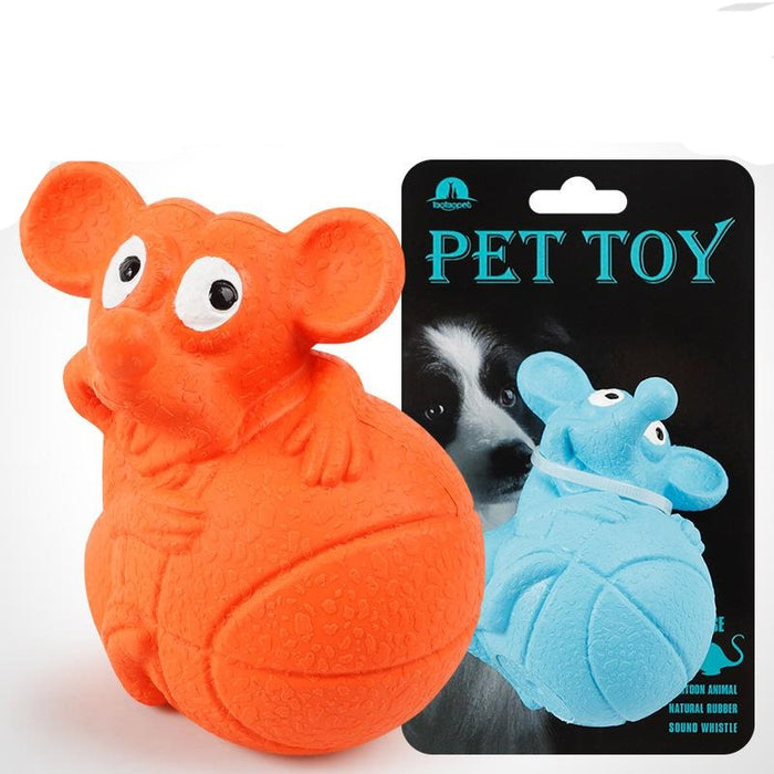 Pet Rubber Toy Vocal Mouse