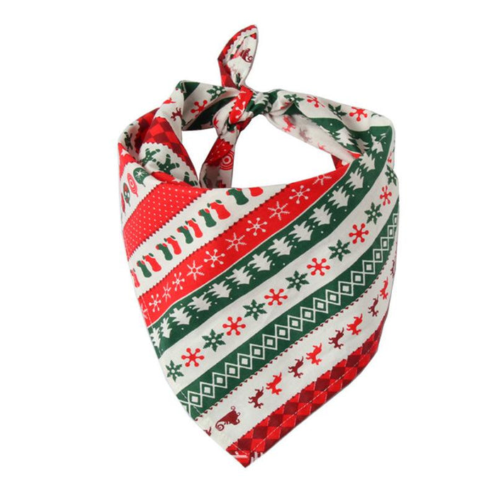 MeetClaw Christmas Bandanas Collar For Pets