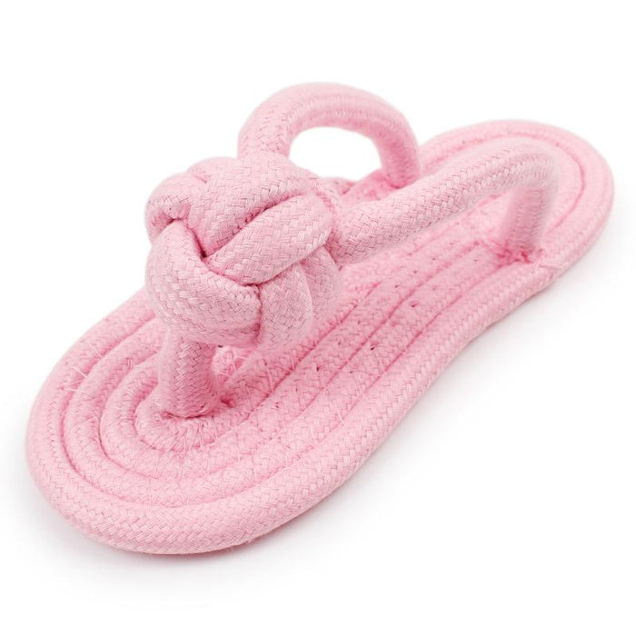 COTTON ROPE SLIPPERS WOVEN TOY