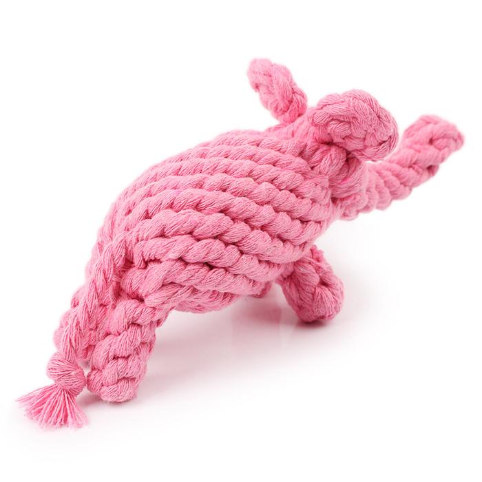 COTTON ROPE ELEPHANT WOVEN TOY