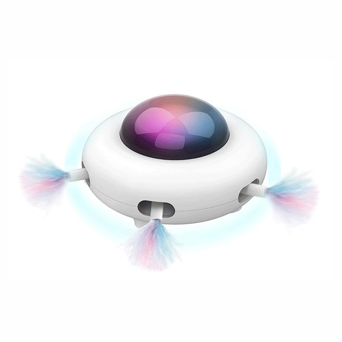 UFO ELECTRIC FEATHER AUTOMATIC FUNNY CAT TOYS