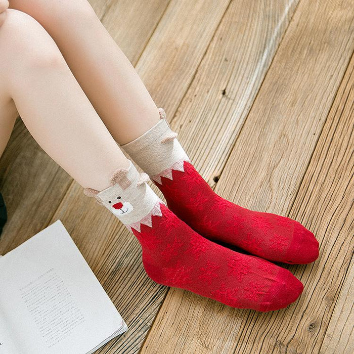 Christmas Series 1 Moose Socks