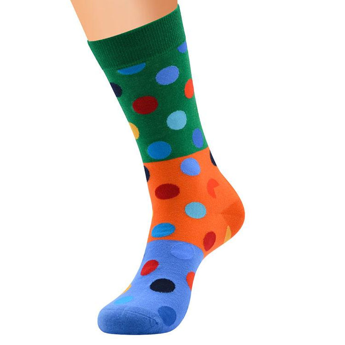 JP Color Block Spot Socks
