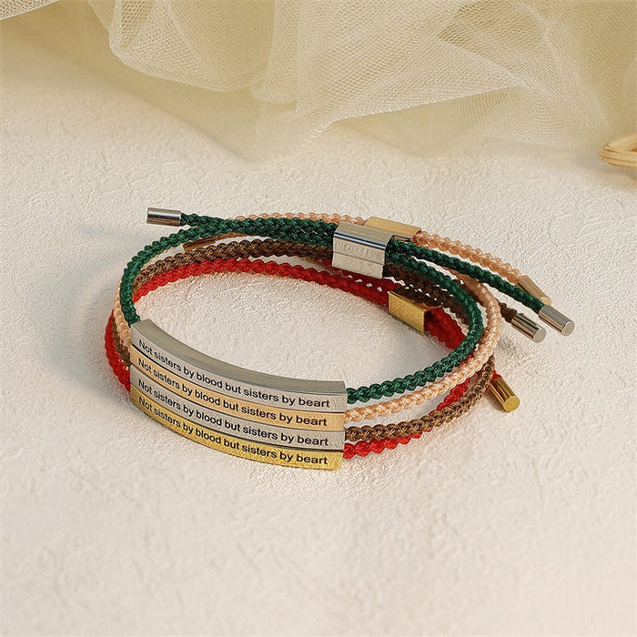 MLYJ Colorful Braided Rope Bracelet