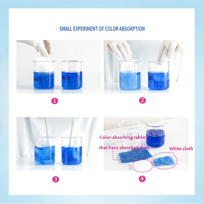 Laundry Color-absorbing Tablets To Prevent Staining And Color-absorbing Laundry Tablets