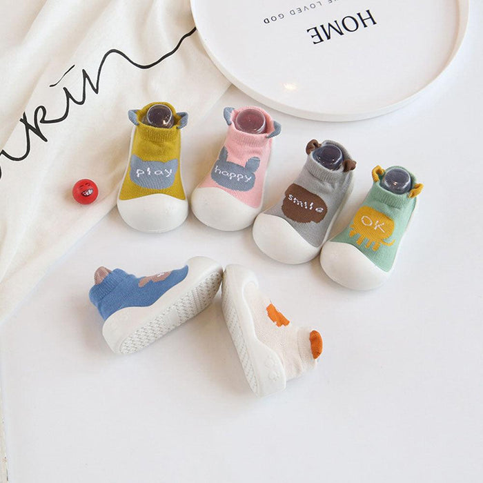 Baby Toddler Shoes with Socks Two Pairs Made of Cotton Suitable for Children Aged 1-4 years Spring and Autumn Available