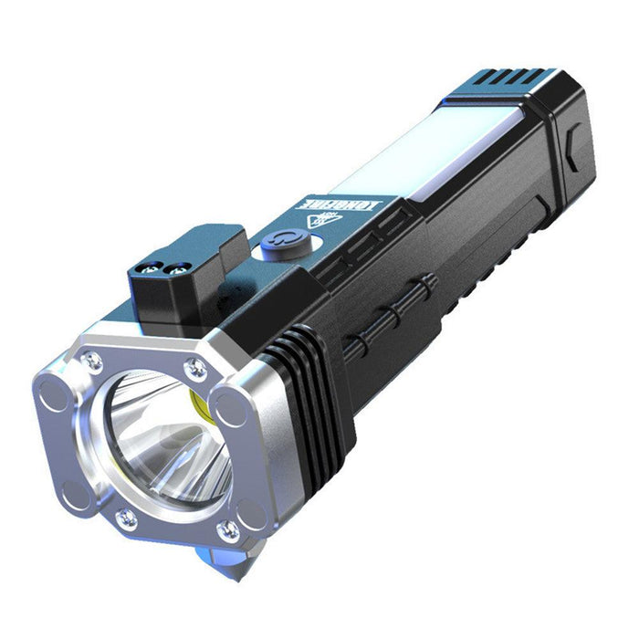 Car Safety Hammer Flashlight, Window Breaker Seat Belt Cutter, Multifunctional Emergency Escape Tool (CAR103)