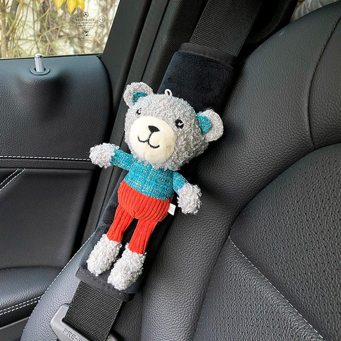 Car Seat Belt Shoulder Protector Cute Car Seat Belt Anti-strangulation Protective Cover Car Interior Decorations