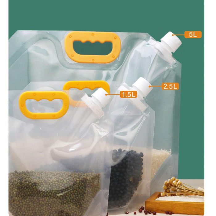 Transparent Food Sealing Bags Kitchen Food Moisture-proof Portable Handheld Storage Bags