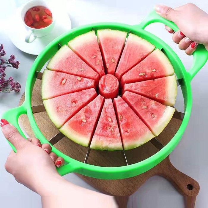 Watermelon Cutter  Stainless Steel Fruit Round Cutting Tool  Kitchen Fruit Slicer
