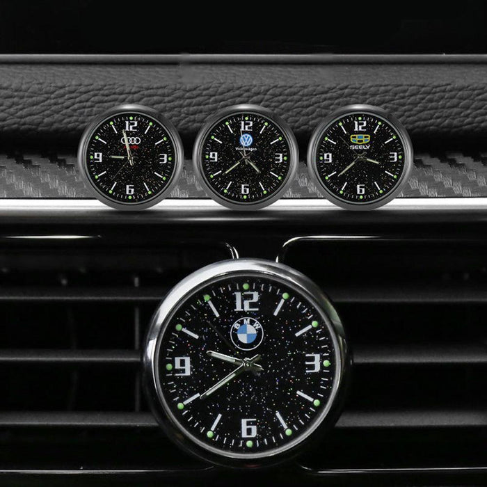 Car Clock Ornaments Car Luminous Electronic Watch Car Dashboard Mini Clock Car Electronic Clock Quartz Watch(CAR82）