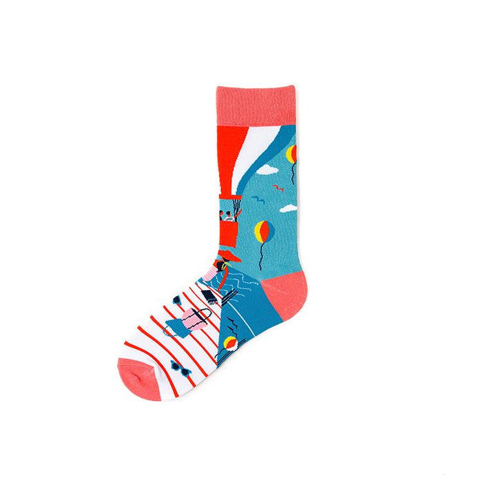 Girl's Seaside Holiday Girl Socks