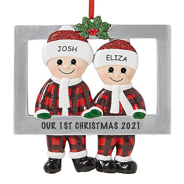 Christmas Tree Decorations Decorate Family Photo Frames