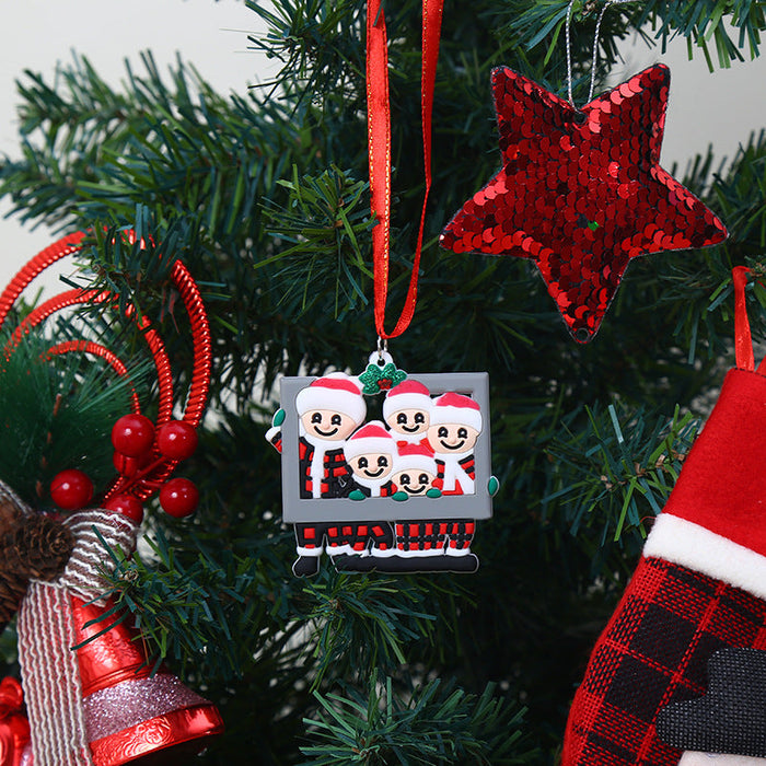 Christmas Tree Decorations Decorate Family Photo Frames