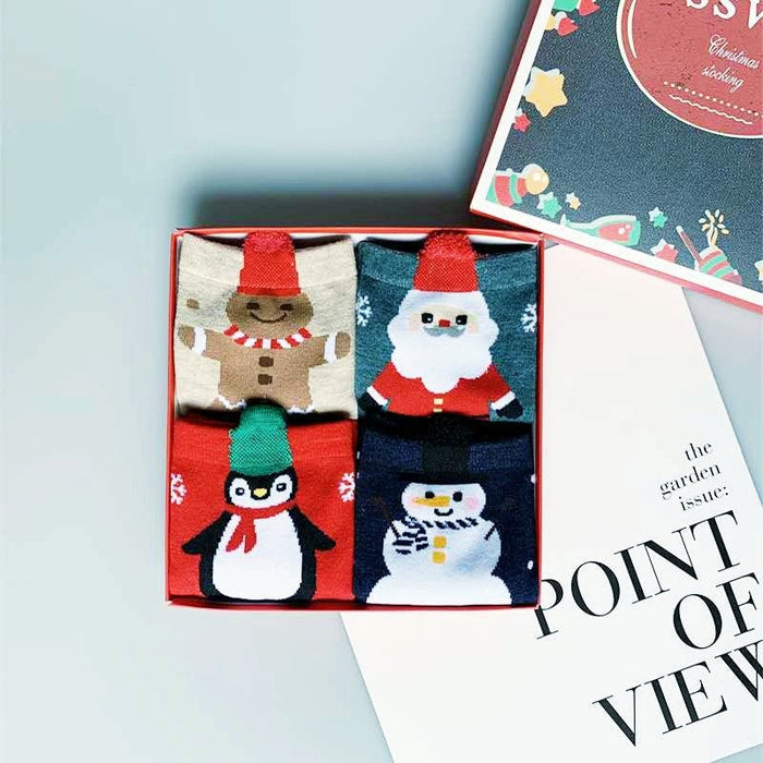 Christmas Socks In Gift Boxes