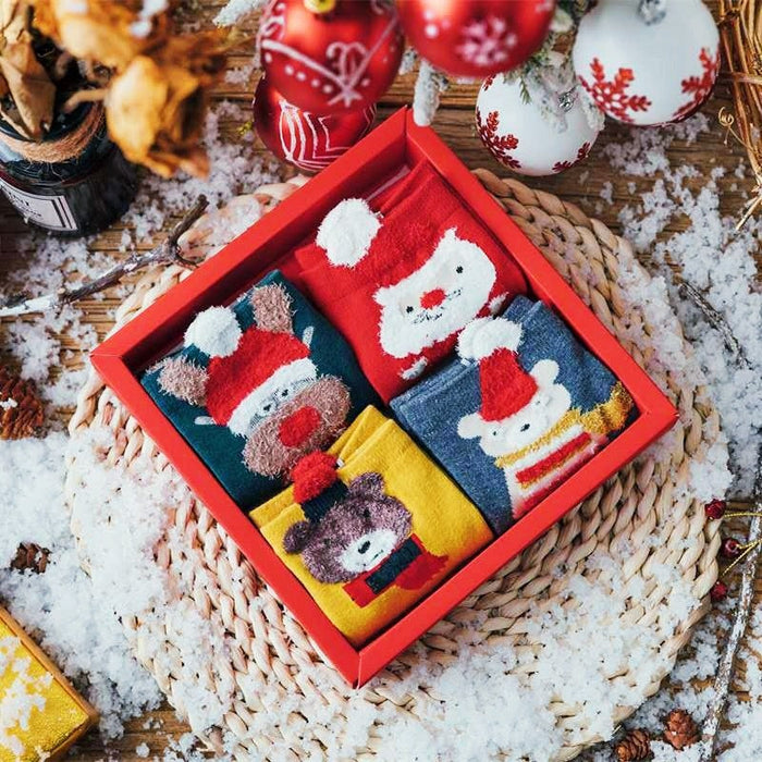 Christmas Socks In Gift Boxes