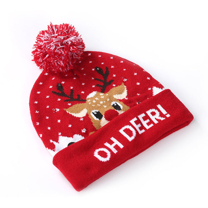 Christmas LED Knit Hat