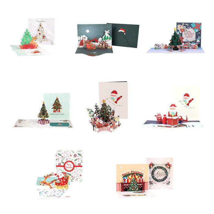 Three-dimensional Christmas Cards