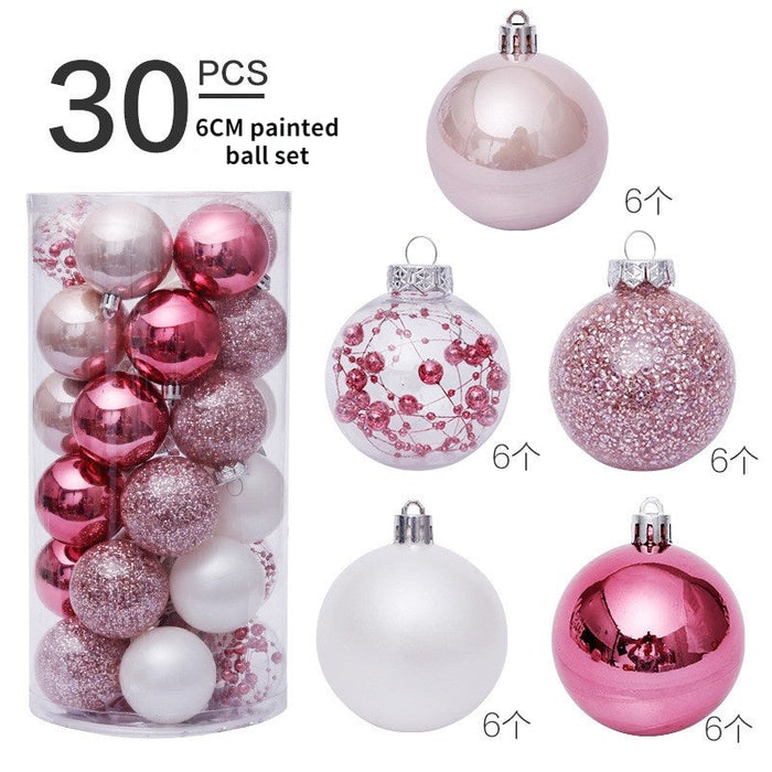 Christmas Decorations 6cm/30pcs, Christmas Tree Pendants