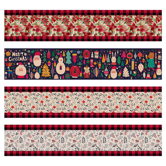 Christmas Tablecloth, Floral Pattern