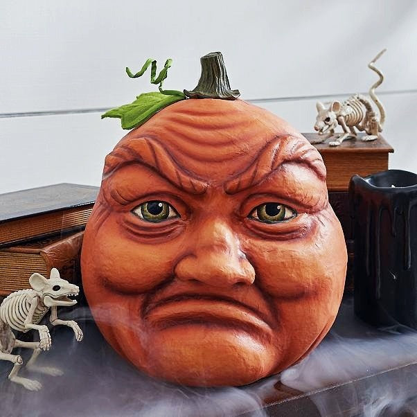 Pumpkin Head Yard Decoration