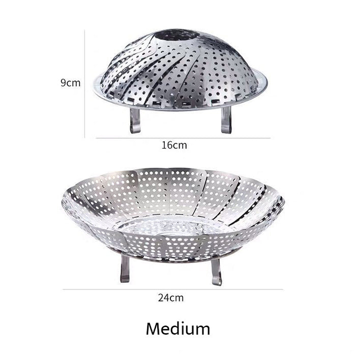 Folding Retractable Steaming Rack