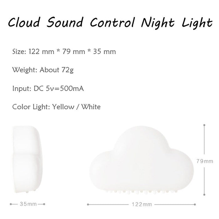 Cloud Sound Control Night Light